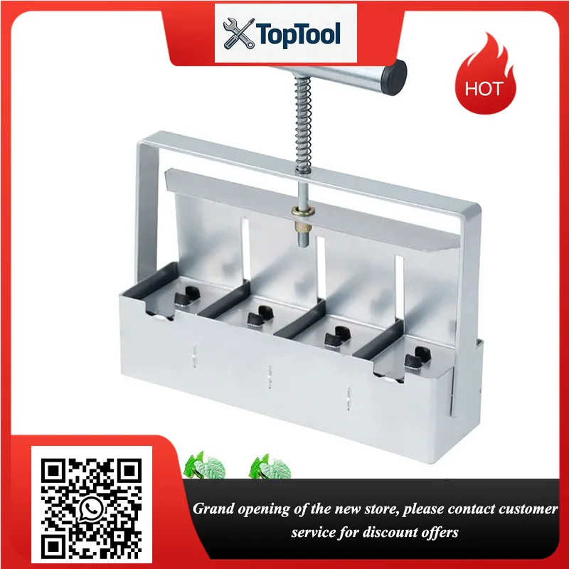 Hand Operated Soil Blocking Tool, Handheld Seedling Former, Multifunctional Gardening Soil Block Maker for Nursery