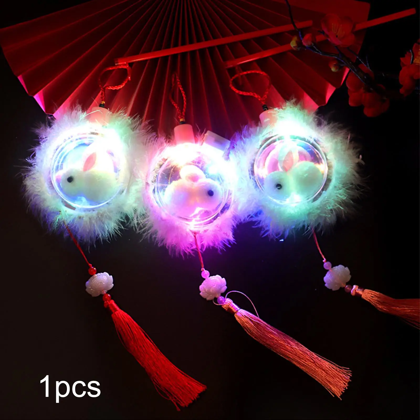 Mid Autumn Festival Lantern Making Props Rabbit Lantern for Spring Festival