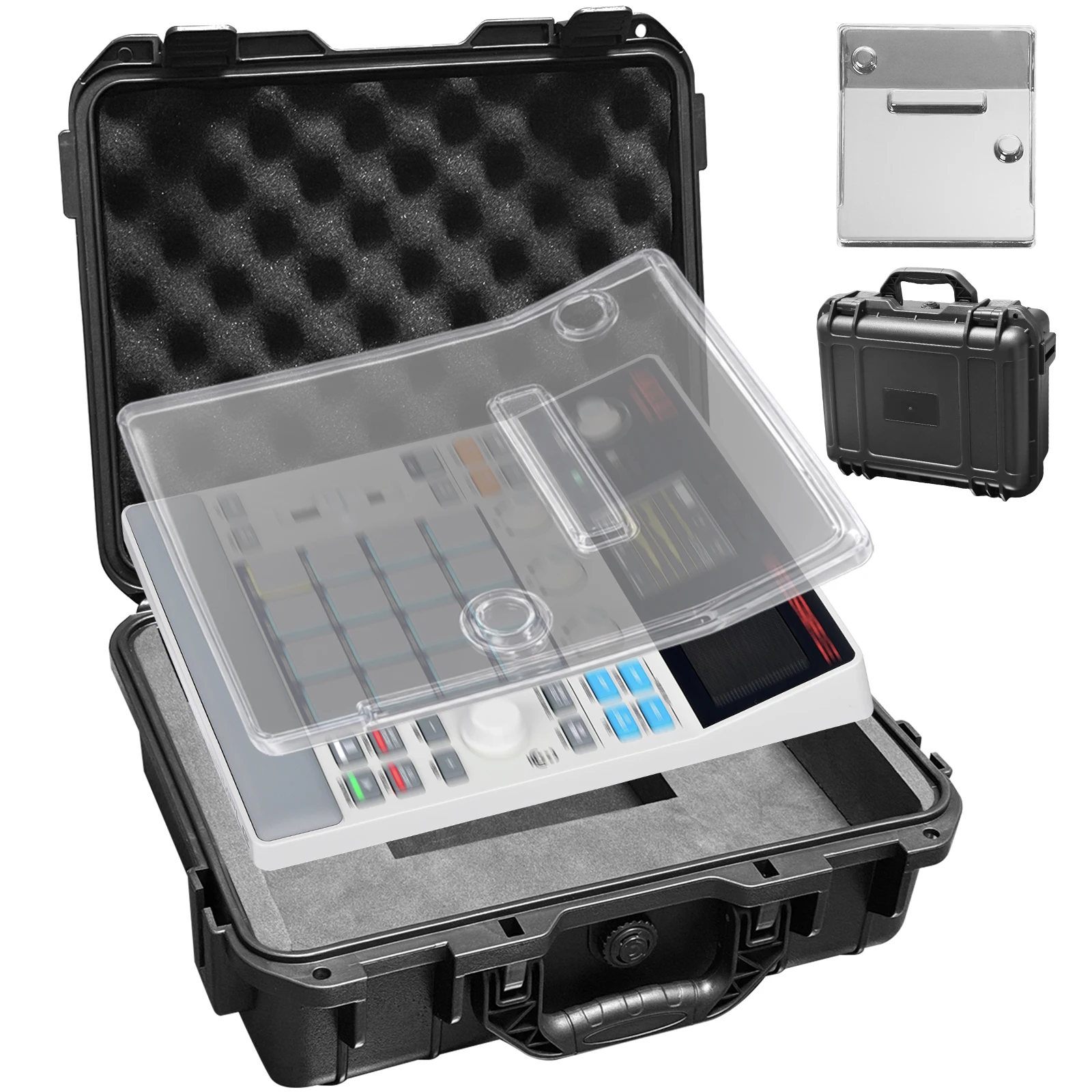 set-convenienza-2-in-1-per-akai-professional-mpc-sample-custodia-rigida-in-plastica-copertura-antipolvere-trasparente-in-policarbonato-pc