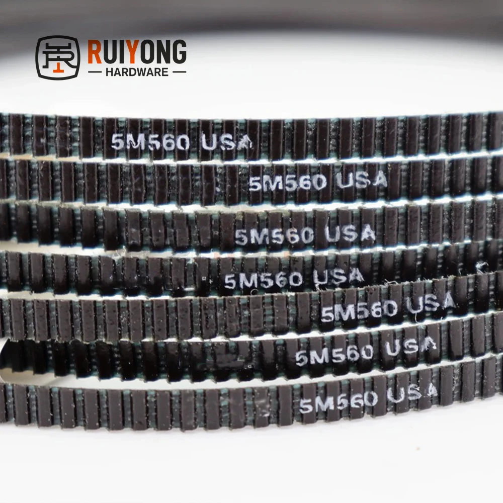 5M Wide-angle belt 710/730/750/775/800/825/850875/900-1850mm For Harbor Freight Lathe Drive Belt Transmission Triangle Belt