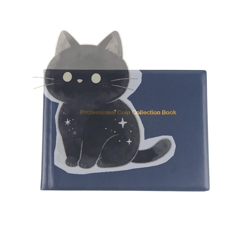 Coin Storage Collecting Album 240 Pockets Transparent Scratch Resistant PVC 10 Pages Penny Book for Collection Display