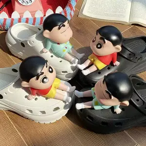 Miniso Personalidad linda caricatura 3D Charmones de zapatos Funny Diy Decoraciones de sandalia y zuecos Regalo navideño para niños y niñas 12 Pulseras de bobina de ventas de 12 ventas - №9