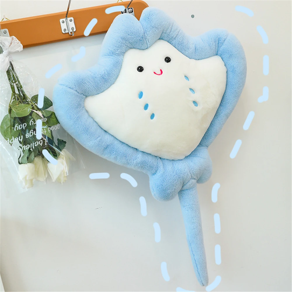 

Sleeping Cushion Simulation Devil Fish Plush Toys Ocean Fish Plush Pillow Stuffed Soft Creative Throw Pillow Home Decor for Kids