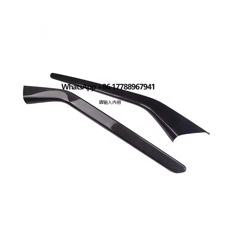 

Carbon Fiber Car Middle Console Side Cover Interior Trims for Model 3 2018-2019