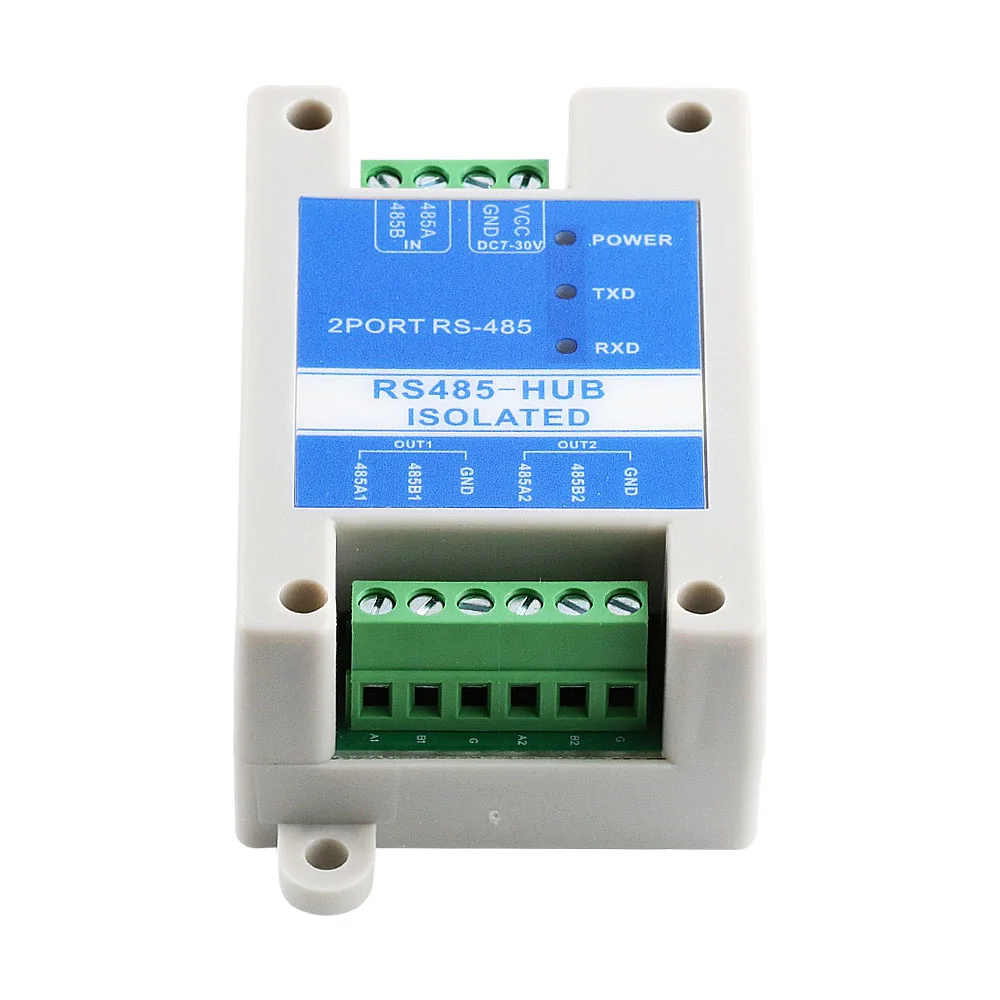 Moduł wzmacniaczy RS485 Sprzęgło magnetyczne Izolowany 1-portowy koncentrator RS485 do 2, 4, 8-portowy koncentrator RS485 Przeciwzakłóceniowy — zdjęcie produktu 6