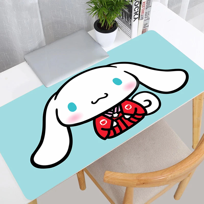 Alfombrilla de ratón para juegos Anime PC ordenador Cinnamoroll jugadores de deportes electrónicos alfombrilla de ratón de escritorio para CS GO Oficina portátil alfombrilla de ratón Kawaii