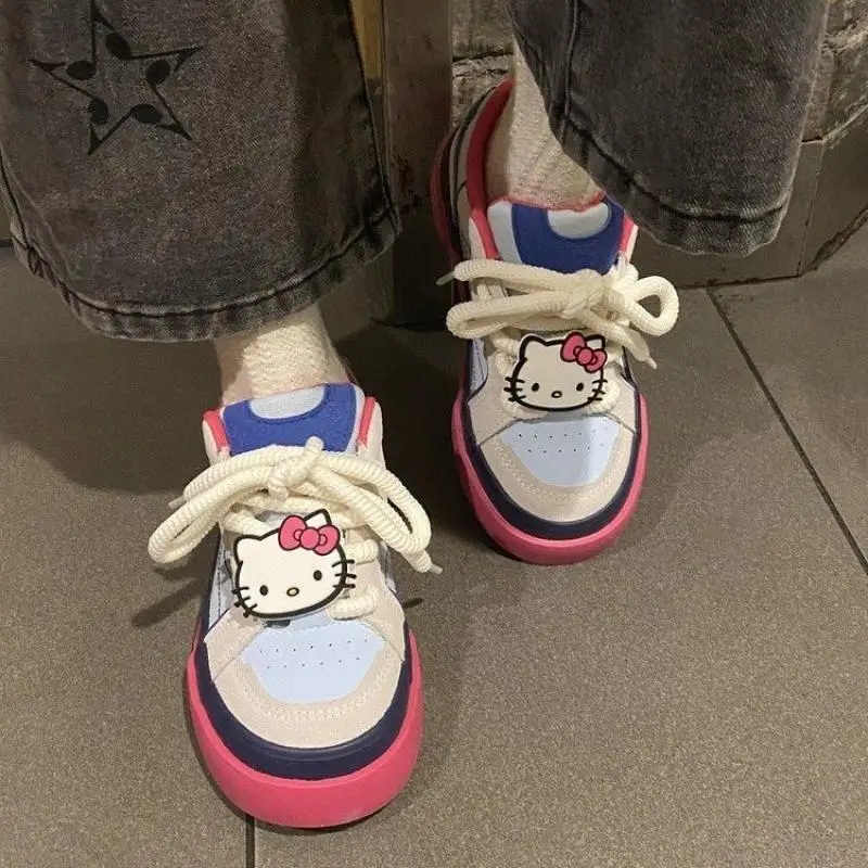 

Kawaii Shoelace Hello Kitty Cinnamoroll Sanrio My Melody Maternity Shoelace Decoration Charm DIY Plush Doll Shoes Accessories Gi