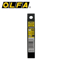 OLFA Spare Blades FWB-10 12.5mm Black Knife Blade for Mid-size Cutter MT-1 FWP-1 Ultra-sharp Replacement Blade Art Knife Parts