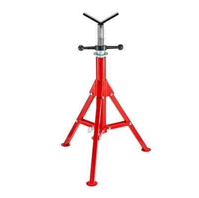 

#For 1107 High-Quality V head supplier V Head Pipe Stand support for welding 12 Inch Steel Adjustable Pipe Jack Stand