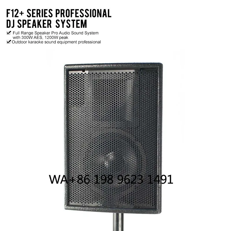 Professional Active Stage Audio Speaker  Way Full Range DJ Loudspeaker for KTV Bar Wedding Party Outdoor Live Performance Event