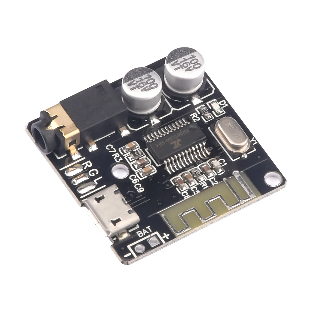 1pcs VHM-314 Bluetooth Audio Receiver Board Bluetooth 5.0 MP3 Lossless Decoder Board Wireless Stereo Music Module 3.7-5V