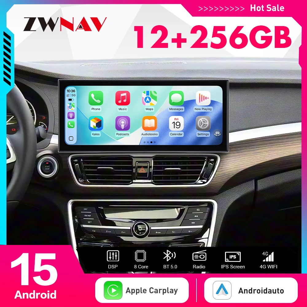 

15.8 inch Carplay Car Radio Touch Screen For Geely Borui 2017-2018 Android 15 GPS Navigation Multimedia Player Head Unit Auto