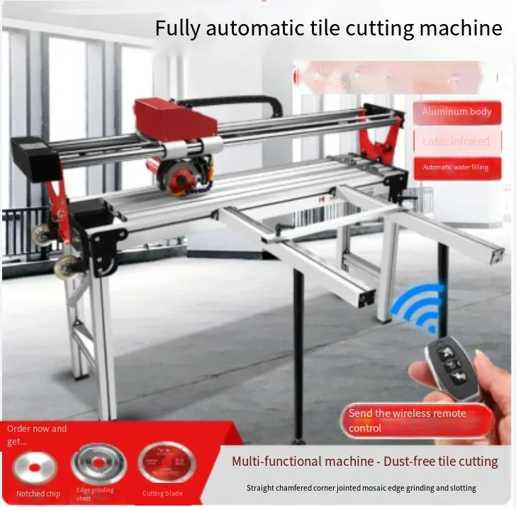 45 degree chamfering machine Automatic desktop tile cutting machine Manual push knife Water jet Multi-function