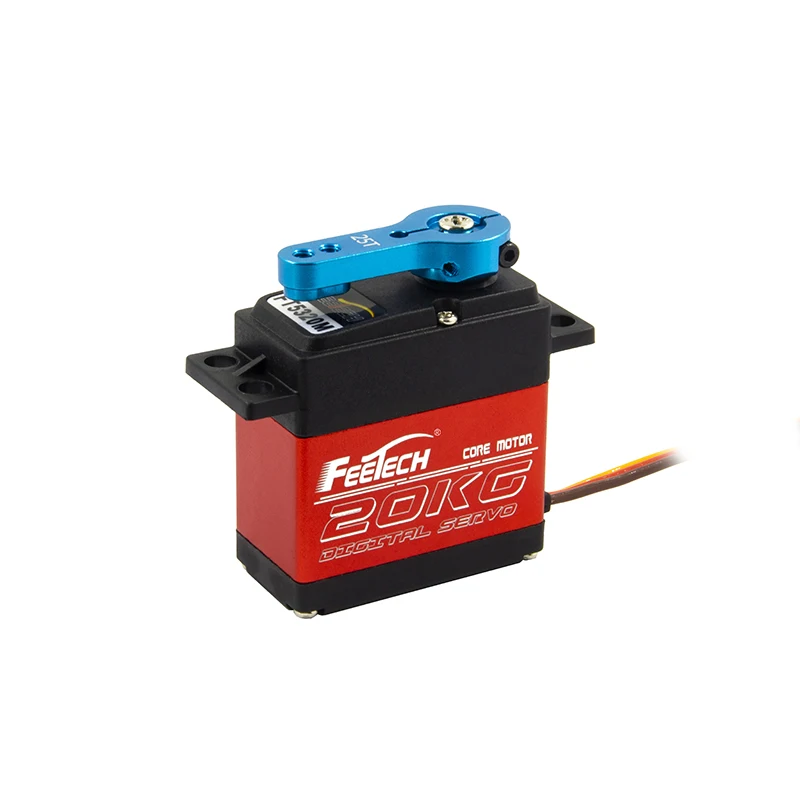 Feetech Digital 180 Derajat Robot Berdiri Servo 20KG RC Mobil dengan Lengan Servo 25T Trx4 Servo 25Kg Mainan