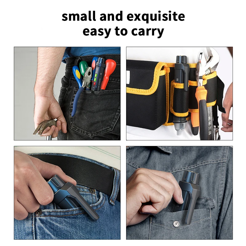 ZOYI DB03 ปากกาทดสอบแรงดันไฟฟ้าแบบไม่สัมผัส – ใช้ในบ้าน, การตรวจจับจุดเบรกลวด, การแสดงอุณหภูมิที่มีความแม่นยําสูง