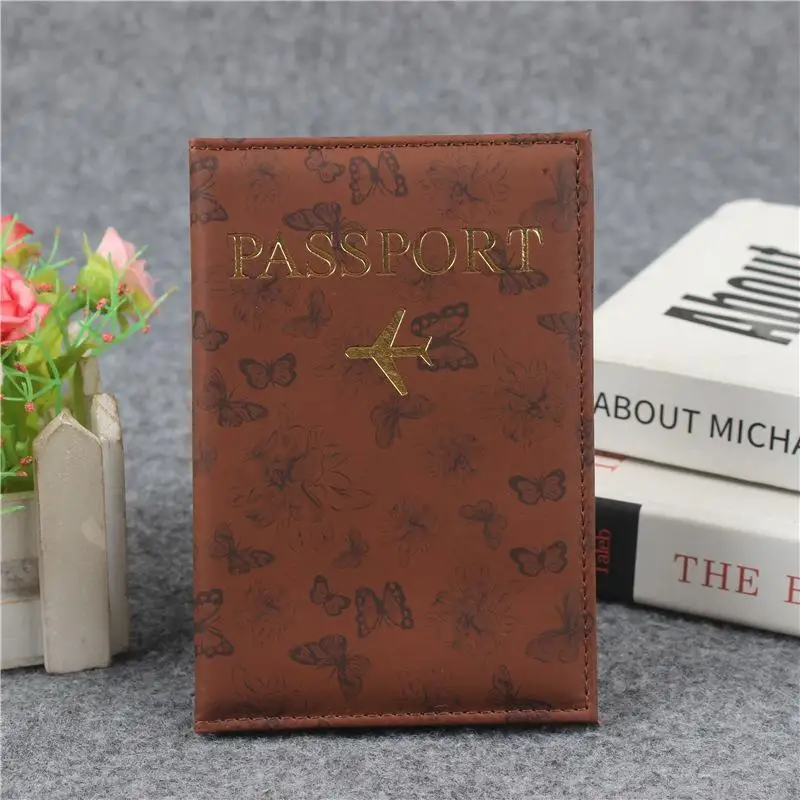 PU Leather Passport Cover For Men & Women Organizer - Protective Card Holder ID Document Covers World  Travel Passport Case view 4