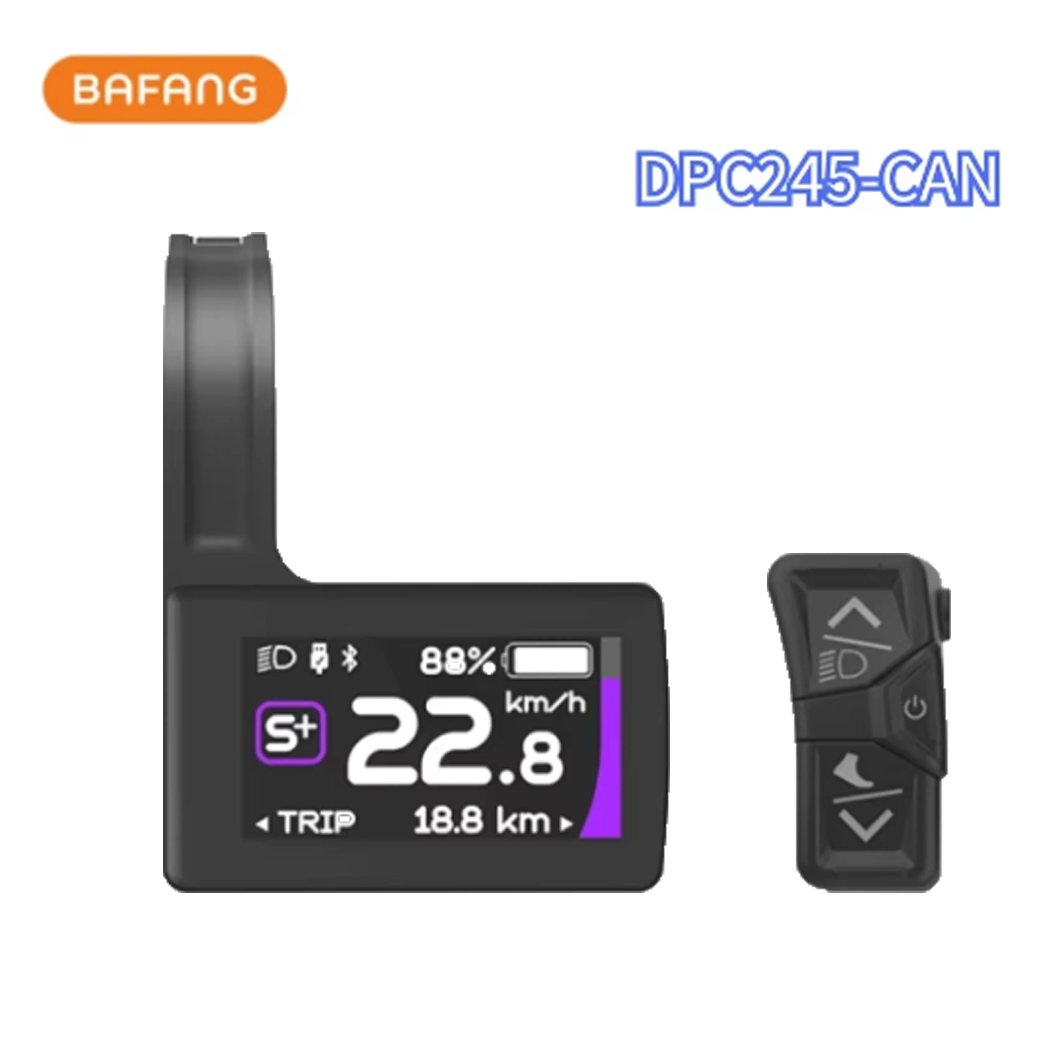 AliExpress NONE Bafang DPC245 V3 3.0 Display Screen Bluetooth LCD color Bluetooth speedometer Bafang mid motor CAN protocol M510 M560 M820 M600