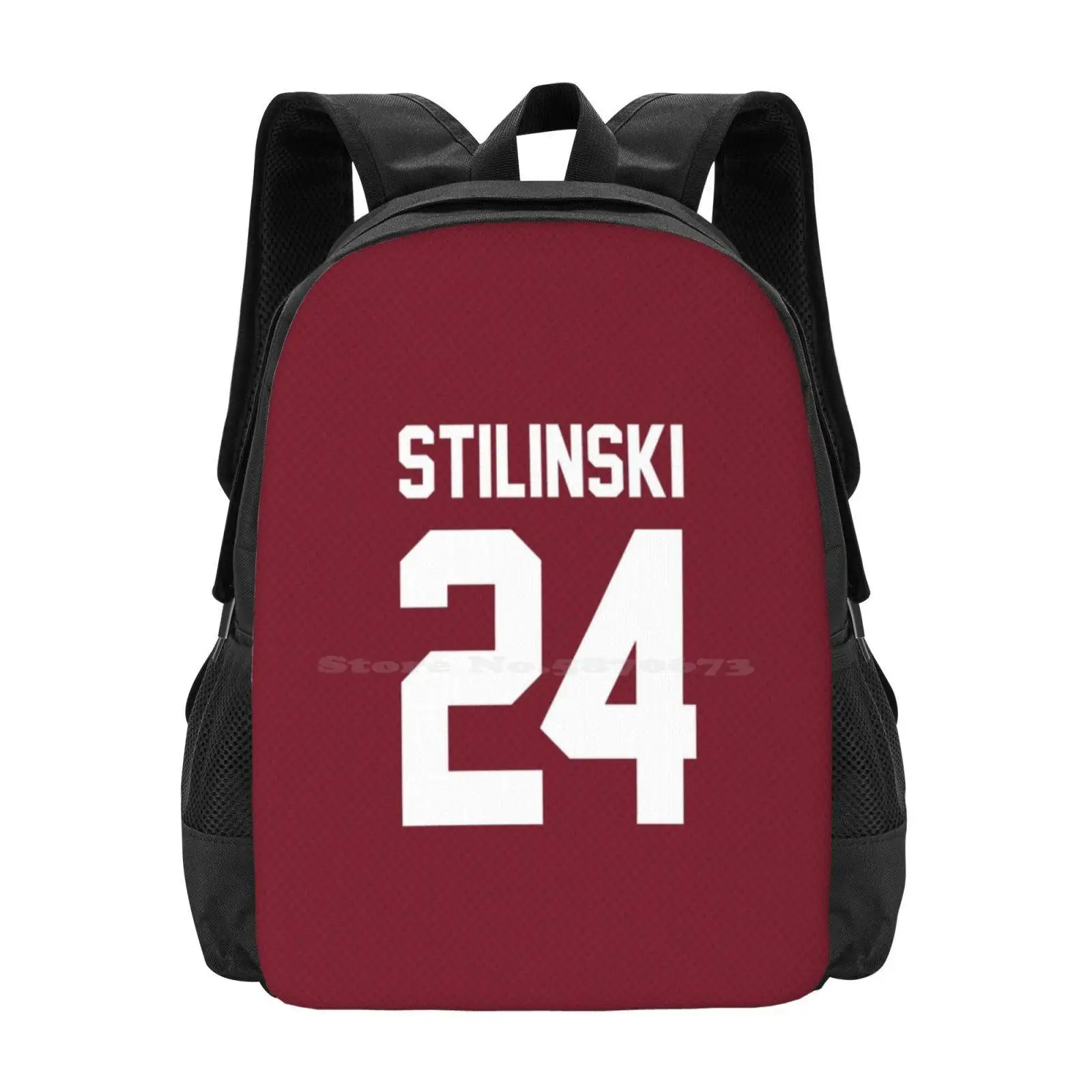 Stilinski 24 School Bag Big Capacity Backpack Laptop Stiles Stilinski Teen Wolf Dylan Obrien