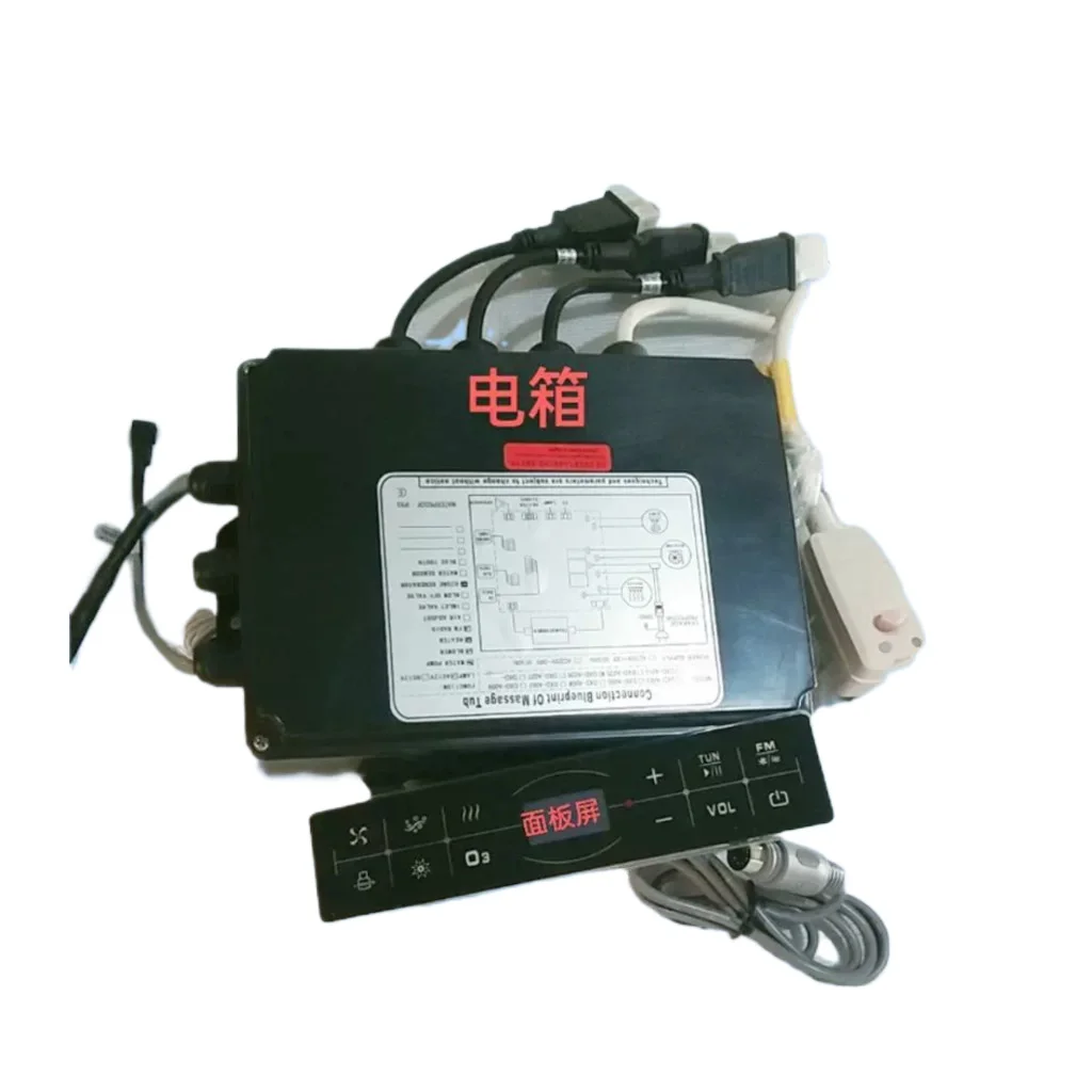 Swimming Pool Bathtub Intelligent Control Electric Box/panel Touch Screen/constant Temperature Bubble Light Control Accessories