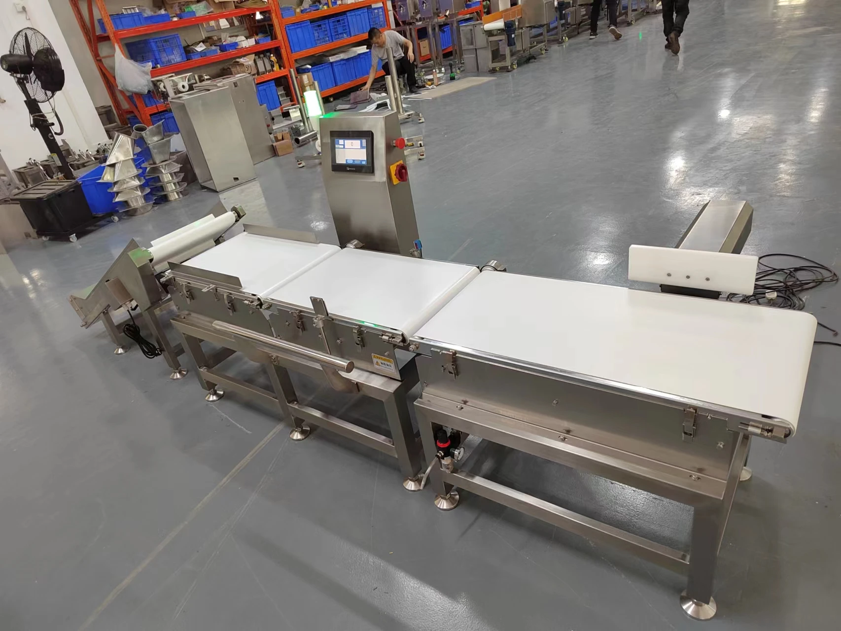 Automatic Online Small Package Check Weigher Machine with Rejection Feature Weight Checker for Small Items