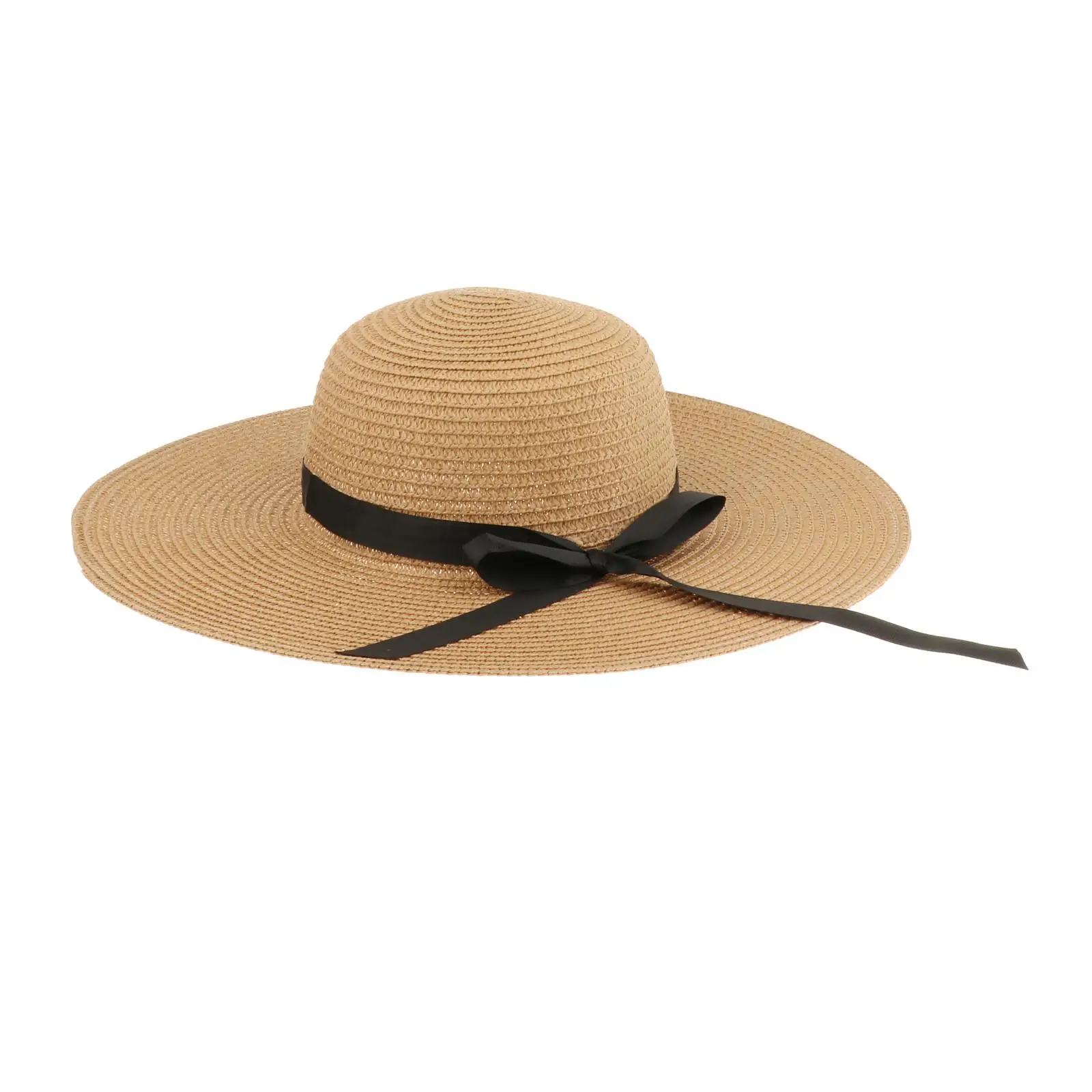 Women Wide Brim Straw Sun Hat Floppy Foldable Roll Hats for Tourism Honeymoon