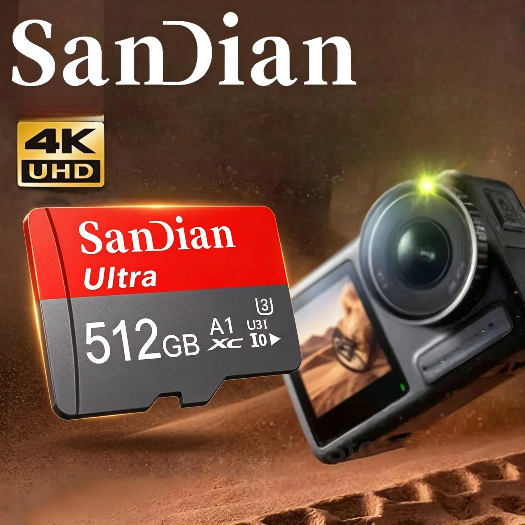Plus SD Cards 32GB 128GB 512GB 64GB TF Cards Memory Card Micro TF SD Card A2 for Drone/E-Reader/Digital Frame/PC Mac/Car DVR