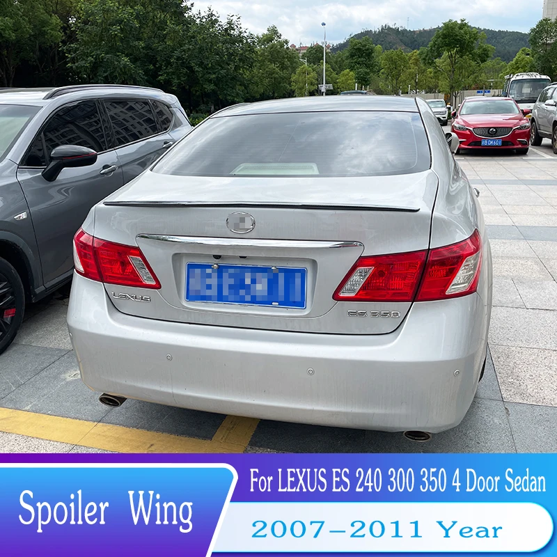 

Car Rear Trunk Lid Lip Body Kit Spoiler Wings For Lexus ES es250 es300 es350 2007-2011 Sport Styling Tuning Exterior Accessories