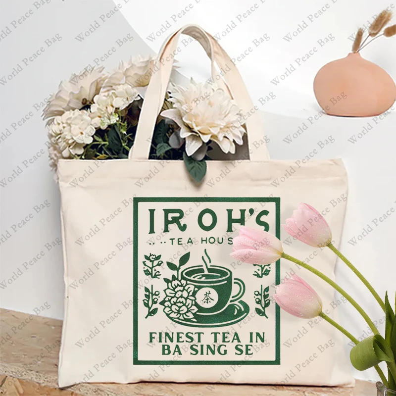 1 pc Uncle Iroh\'s Tea House Avatar the Last Airbender Tote Bag, Atla Tote Bag, Atla Gift, Jasmine Dragon Tea Best Gift For her