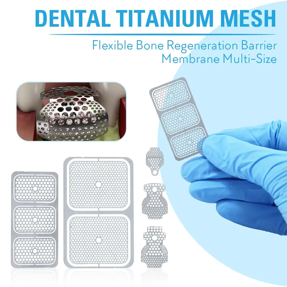 

Dental Implant Titanium Mesh Bone Regeneration Titanium Mesh GBR Dental Flexible and safety Titanium Mesh Membrane