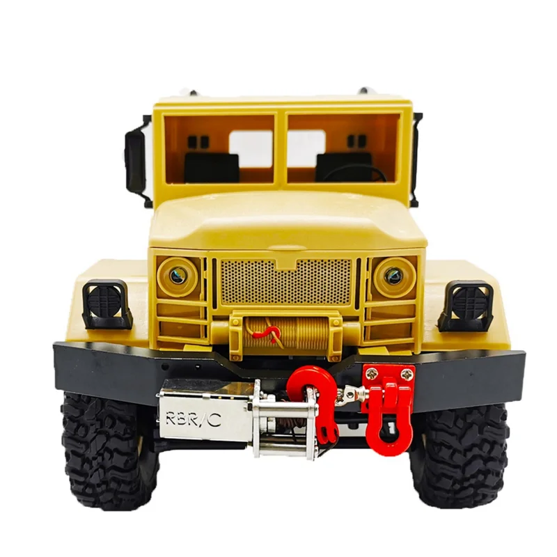ABUM-2X Verricello simulato automatico in metallo con cavo ricevitore 3CH per parti di automobili WPL B14 B24 B16 B36 C14 C24 C34 MN D90 MN99S RC