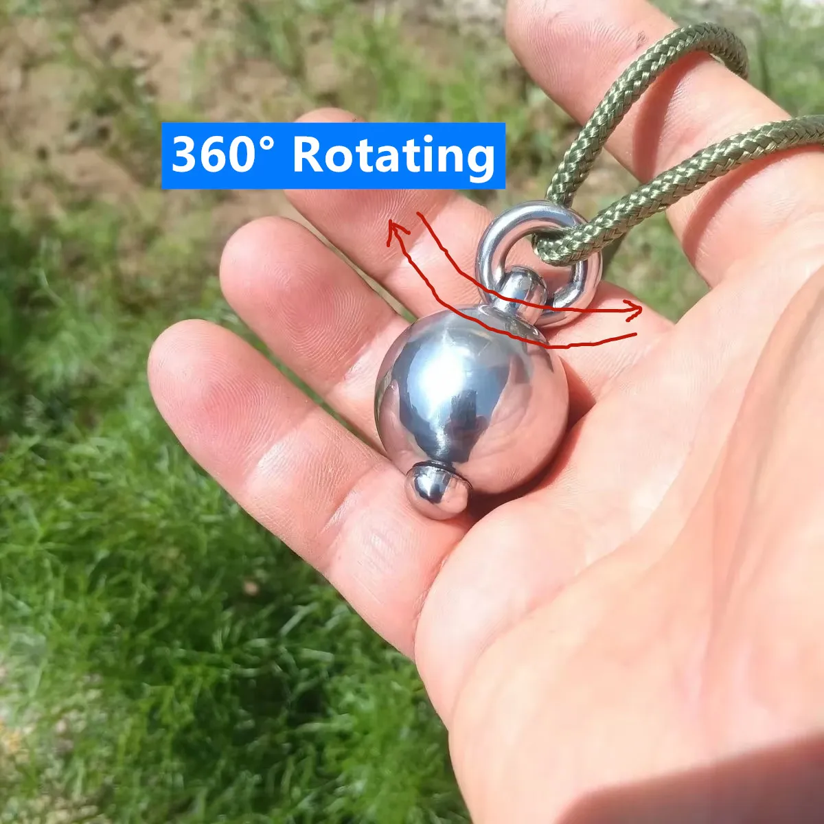 360° Rotating Self Defense Gadgets Window Broken Personal Security Protection Supplies Stainless Steel