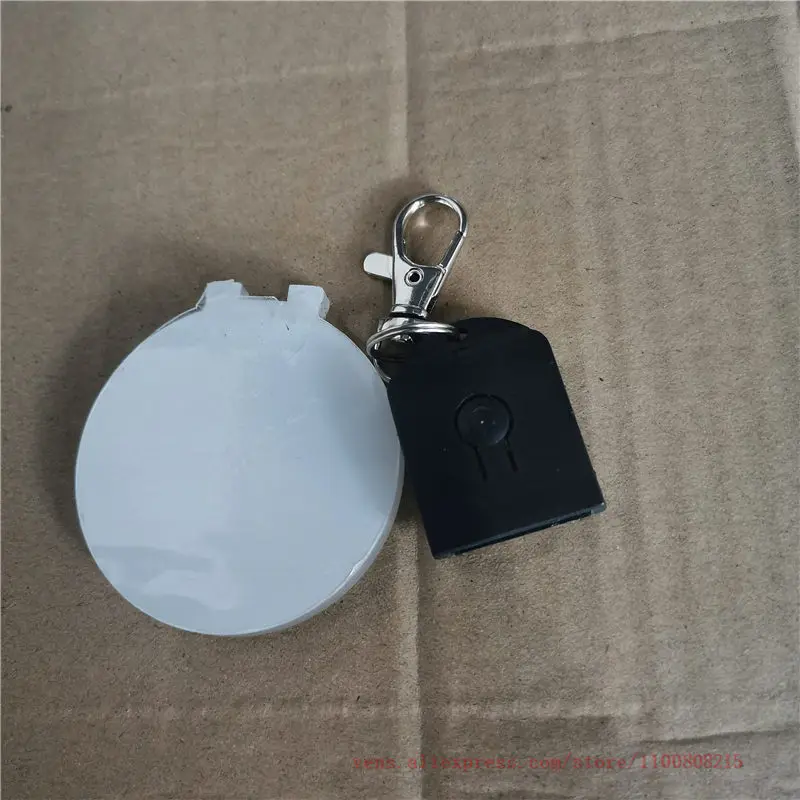 

sublimation blank light round Acrylic keychains hot tranfer printing consumable 20pcs/lot