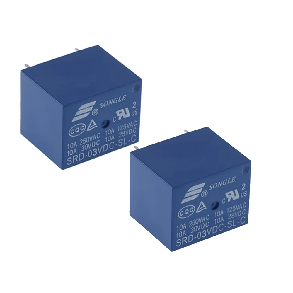 

5Pin Relay SRD-03VDC-SL-C SRD-05VDC-SL-C SRD-06VDC-SL-C SRD-09VDC-SL-C SRD-12VDC-SL-C 3V 5V 6V 9V 12V 24V 48V 10A 250VAC Relay