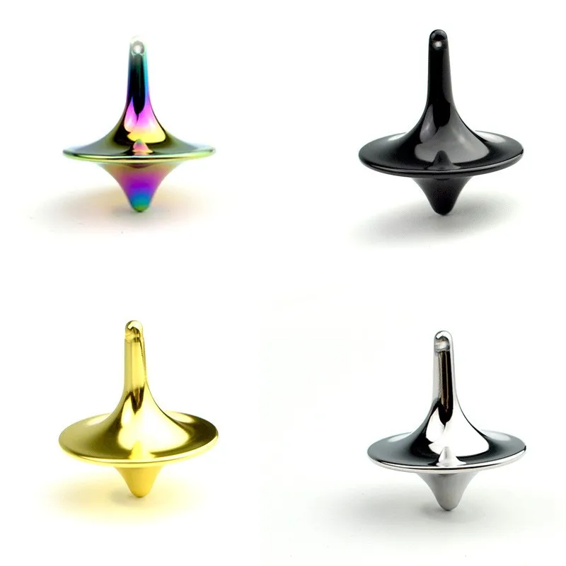 Metal Smooth Spin Hand Spinner EDC Fidget Toy High Speed Rotation Stress Relief Finger Gyro Focus Toy for Adults Kids