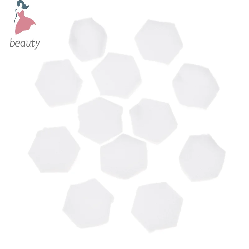 80 stücke Nail art Gel Polnisch Maniküre Werkzeuge Malerei Entfernen Nagellack Hexagon Nagel Schwämme Puffer Dateien Ändern Farbe