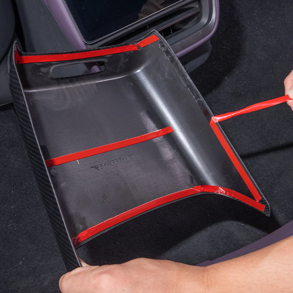 Fit For Xpeng Xiao Peng P7 2024 2025 Center Console Rear Shift Frame Anti Kick Plate Anti Scratch Interior Protection Accessorie