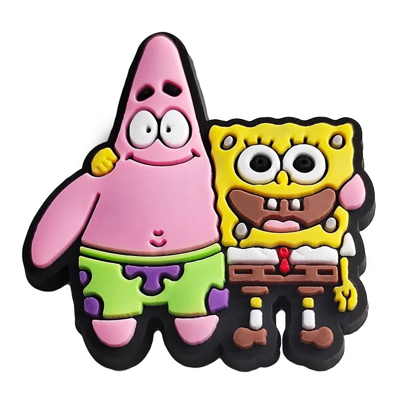 20 Stück Spongebob-Schuhanhänger für Slides, Sandalen, Crocs, Schuhdekorationen, Zubehör, Schnalle für Weihnachten, Geburtstag, Party, Geschenk – Detail 9