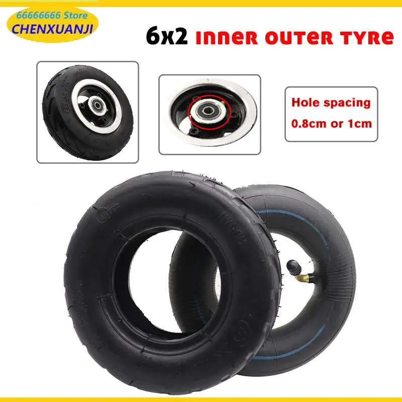 

Electric scooter with 6-inch 6x2 tire wheels, electric scooter F0 inflatable tire wheels