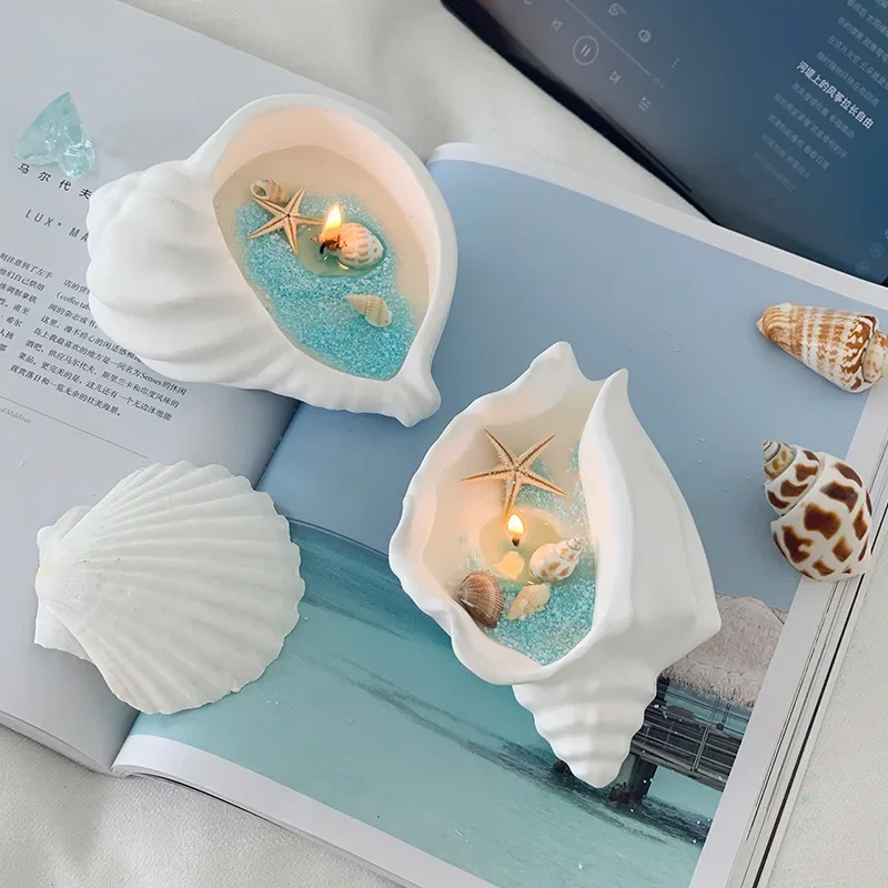 

Scented candles, European shell modeling wax, high-end home decoration, atmosphere fragrance, small gift, souvenir