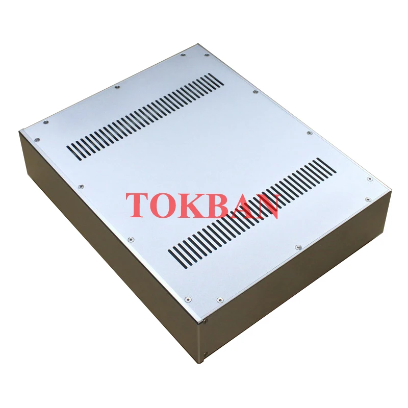 Tokban Audio WA52 430*92*340mm All Aluminum Amplifier Chassis Enclosure DIy HIFI Preamplifier Vacuum Tube Amplifier Case Shell
