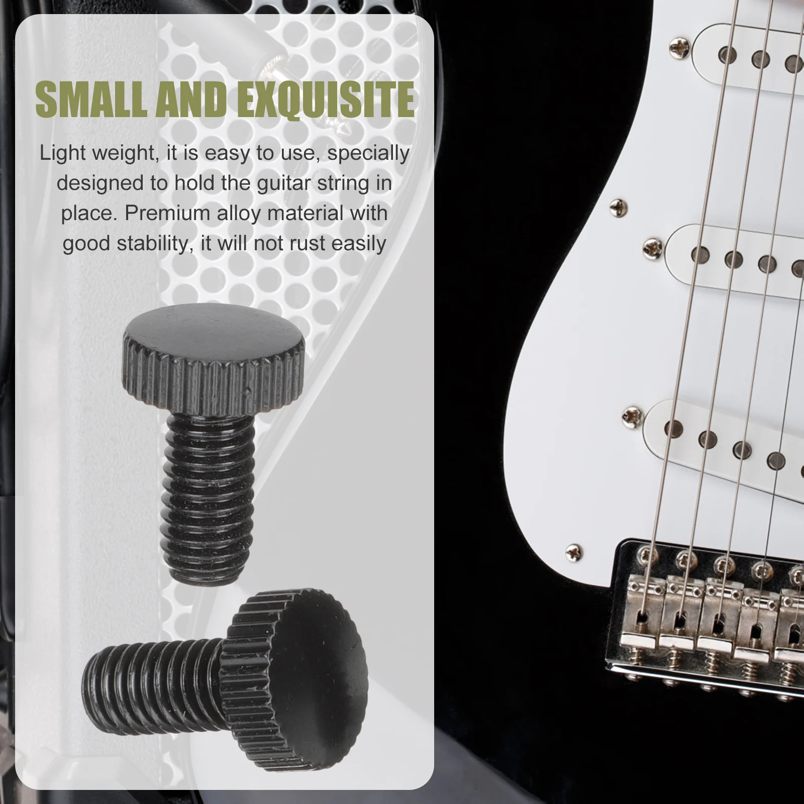 

10pcs Guitar Bridge Screws Metal String Fixing Screws For Electric Guitar Replacement Parts Tremolo Bridge Accessories Tool Set