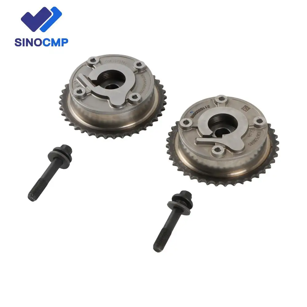 

2pcs 11367545862 11367536085 Intake Exhaust Camshaft Phaser VVT Gear With Bolts For 07-16 Mini Cooper R56 R57 R58 R60 R61 1.6L
