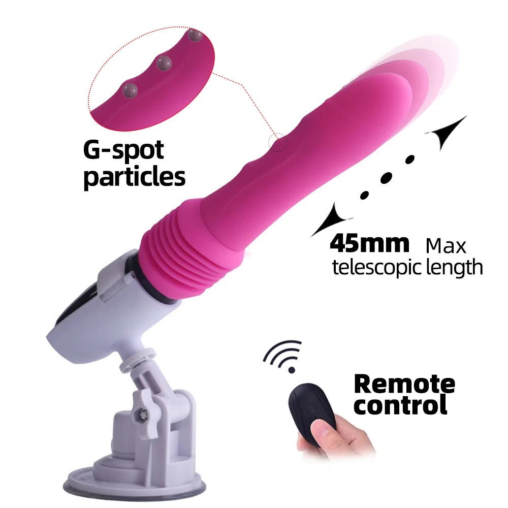 

Sex Machine Automatic Pulling and Inserting Telescopic Gun Machine Women's Masturbator Vibration Stimulation Massage Stick