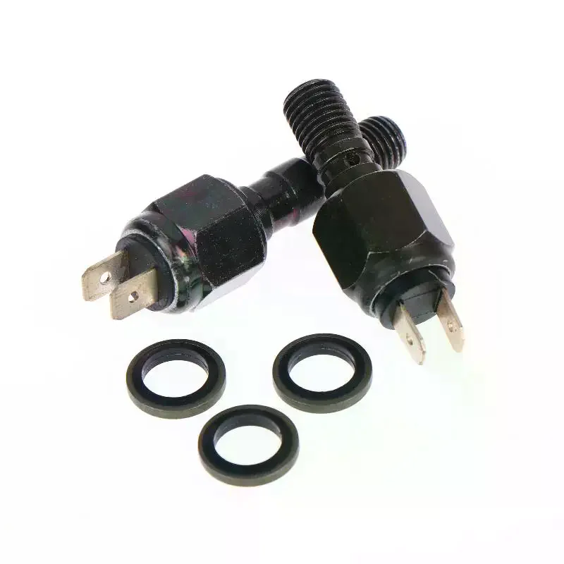 Universal Motorcycle Hydraulic Rear Brake Lamp Switch M10x1.25mm Durable for Motorbike Dirt Bike Touring Bike Repair Accessories