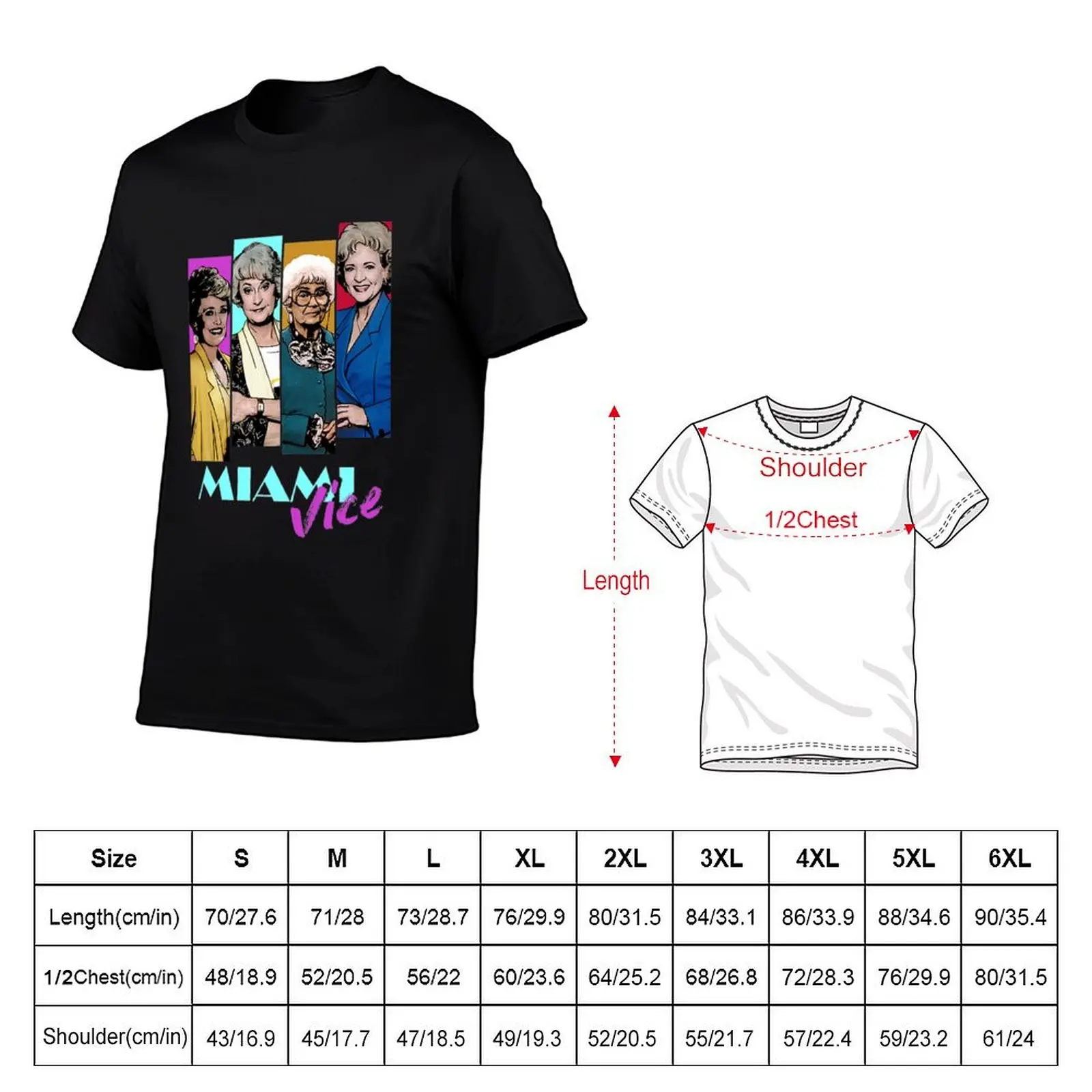 Golden Girls Miami Vice T-Shirt boys animal print cute tops anime stuff mens t shirts casual stylish