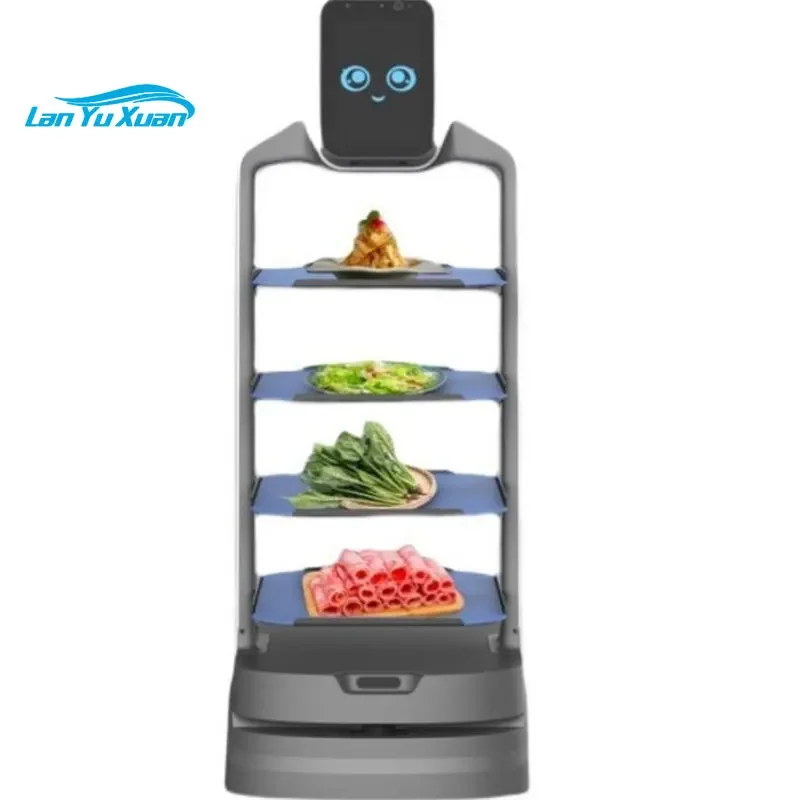 Robot Restaurant Service / Food Delivery Robot / Intelligent Human Greeting Robot