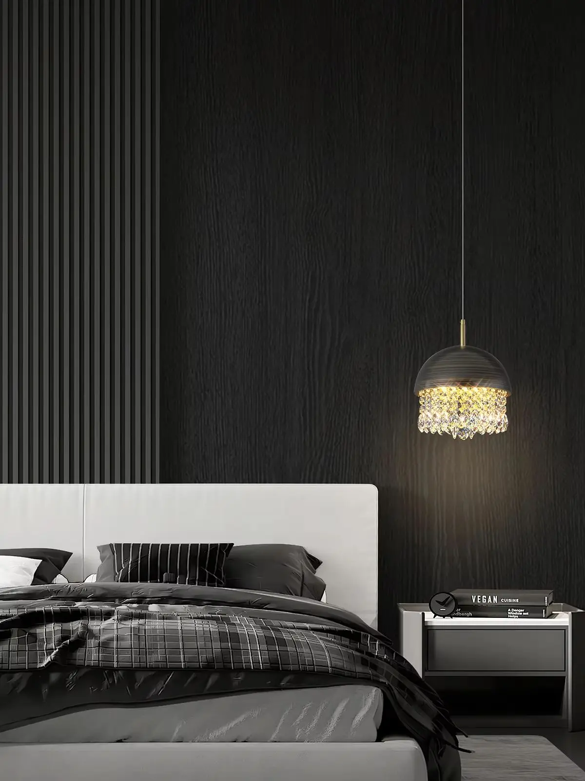 Black Wood Grain Home Furniture Waterproof Vinyl Wallpaper  for Kitchen Countertop, Furniture, Cabinet, Table, Wall Renovation