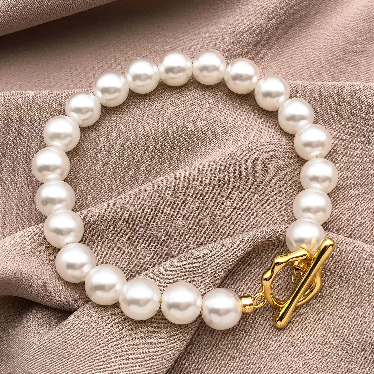 مزيج 3/5 قطع 18K مطلي بالنحاس أصلي ذهبي قوي الاحتفاظ بالألوان سطح أملس OT مشبك، إكسسوارات صنع المجوهرات بنفسك #6