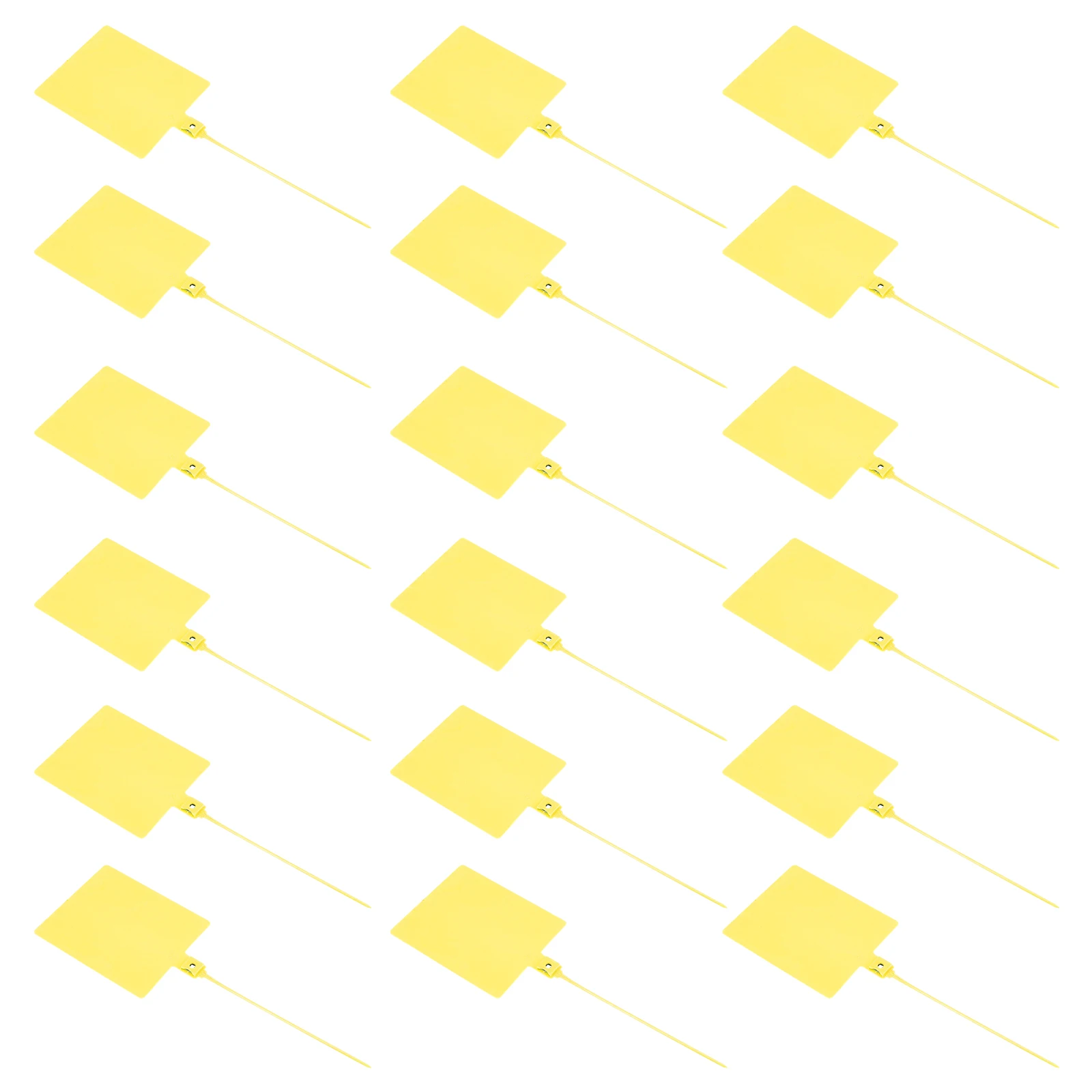 

100 Pcs Cable Labels Plastic Zip Ties Tags Wire Wraps Waterproof Logistics Seal Home Office Garage Workshop Storage ganization