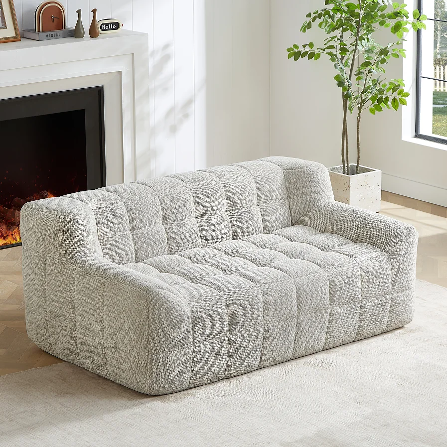 #Full Compression Modern Square Sectional Sofa Set For Apartment & Villa Living Rooms
